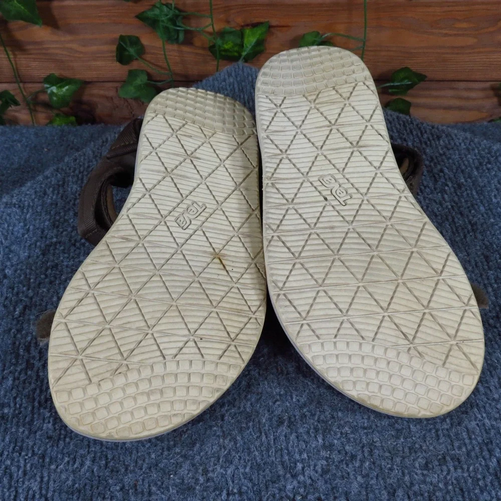 Teva Original Universal Premier Womens Sandal Size 7 Hiking Olive Green Webbing